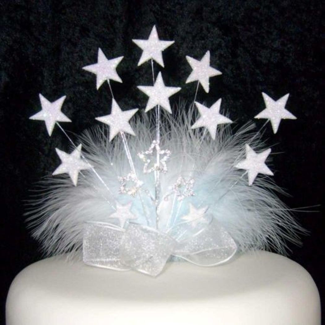 stars wedding cake toppers