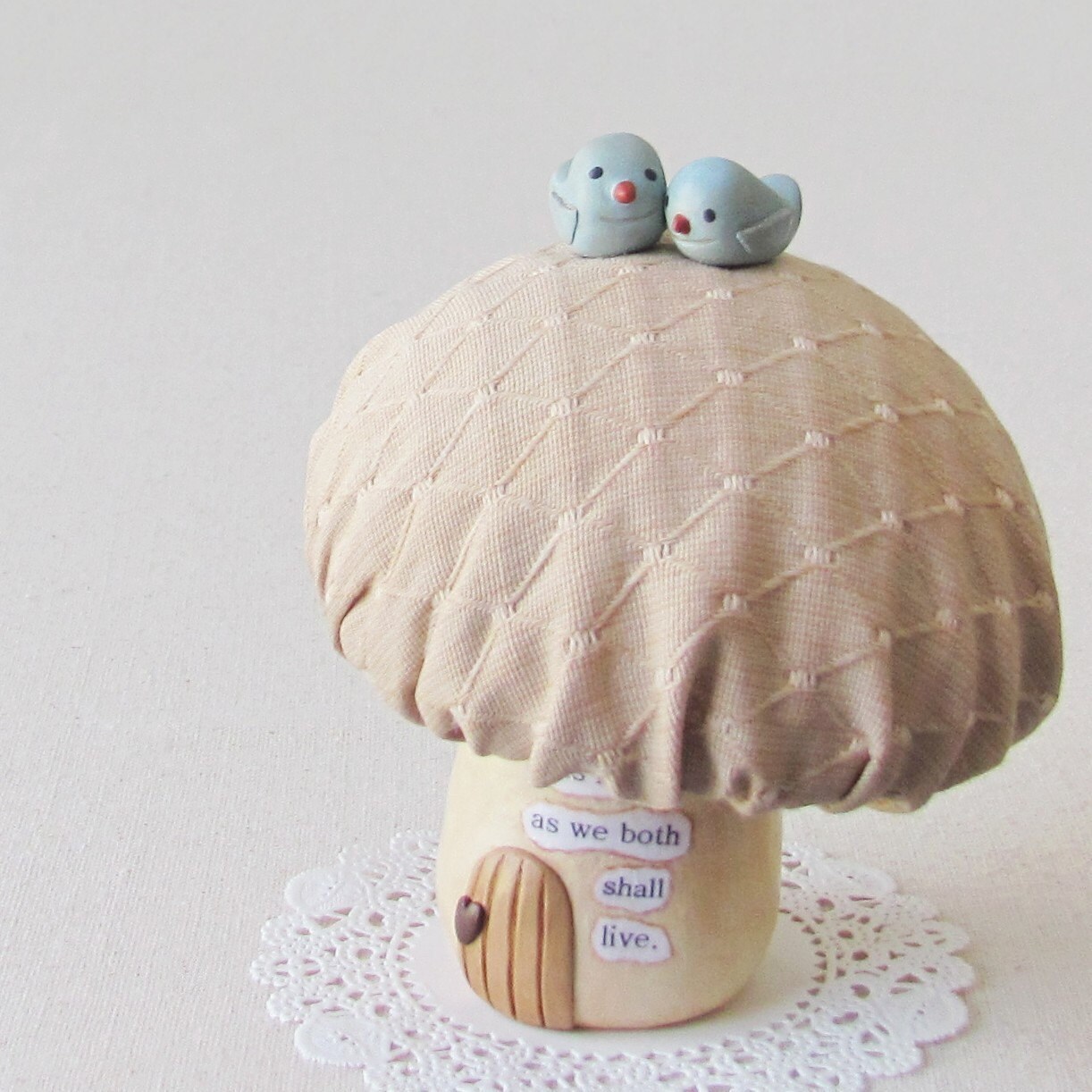 mushroom wedding cake topper