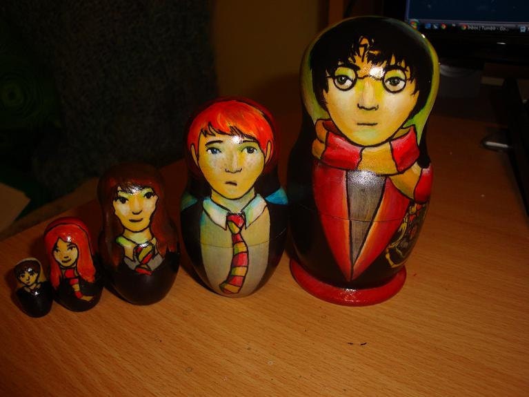 Harry Potter Nesting Dolls by AFlashofInspiration on Etsy