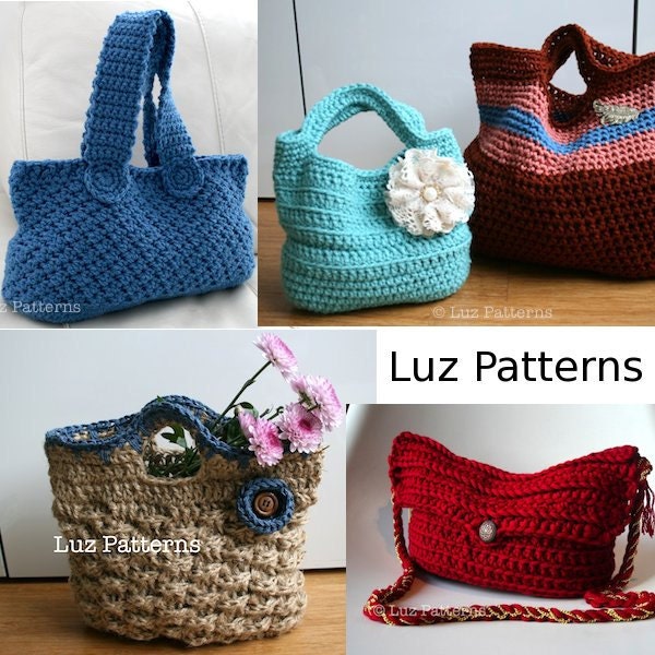 Free Crochet Tote Bag Patterns - Barbara Kay on HubPages