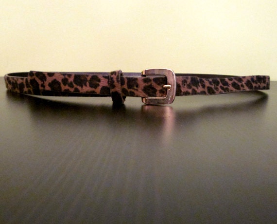 Leopard Belt