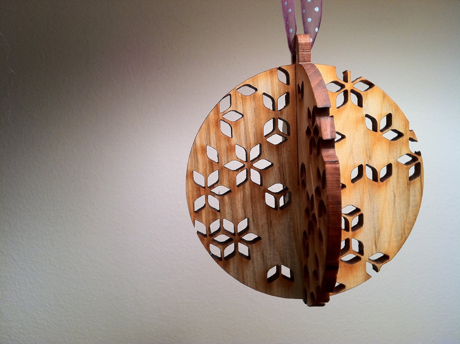 Colorado Blue Stain Pine Wood Ornament