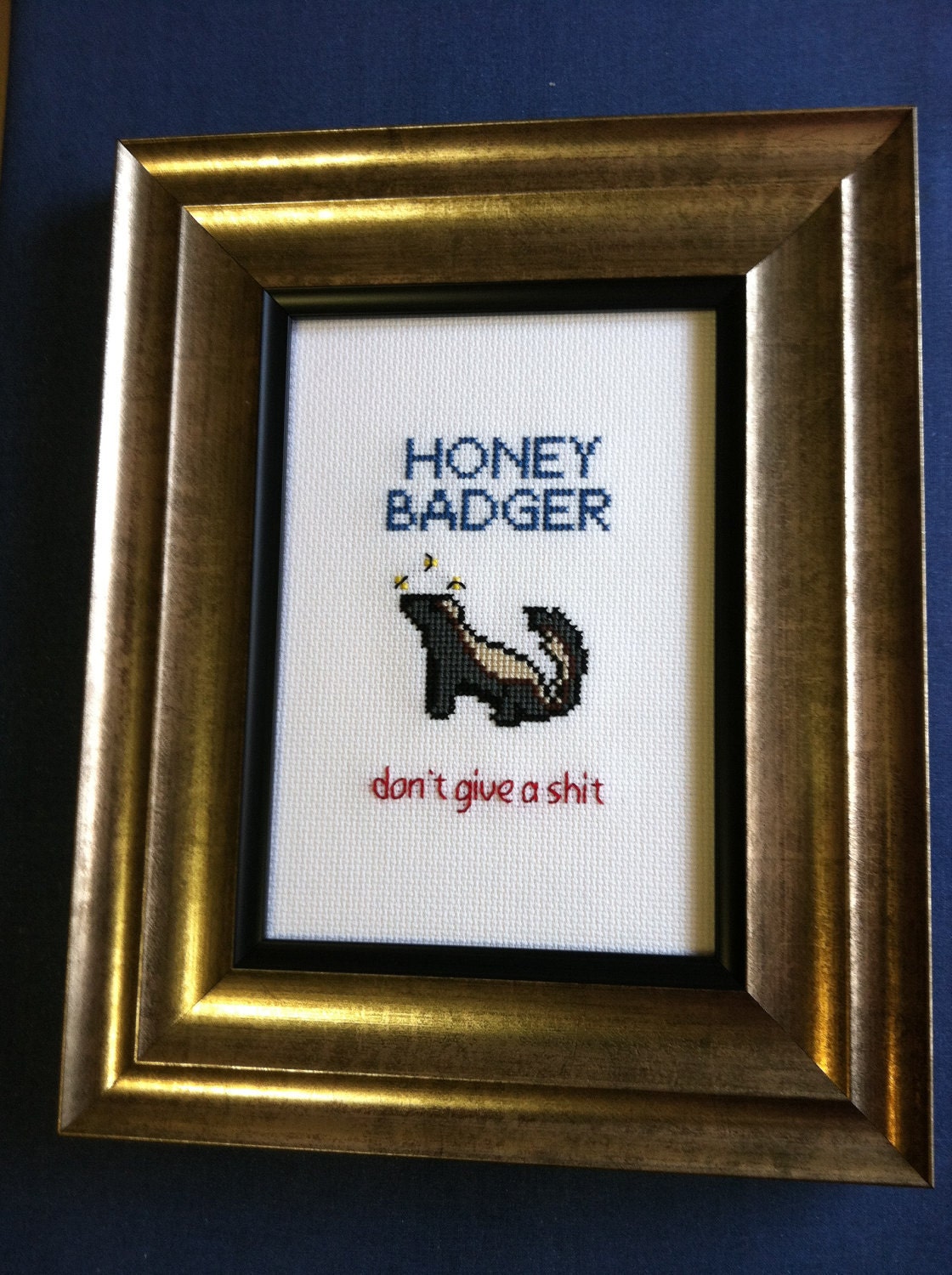 hone badger just don't care