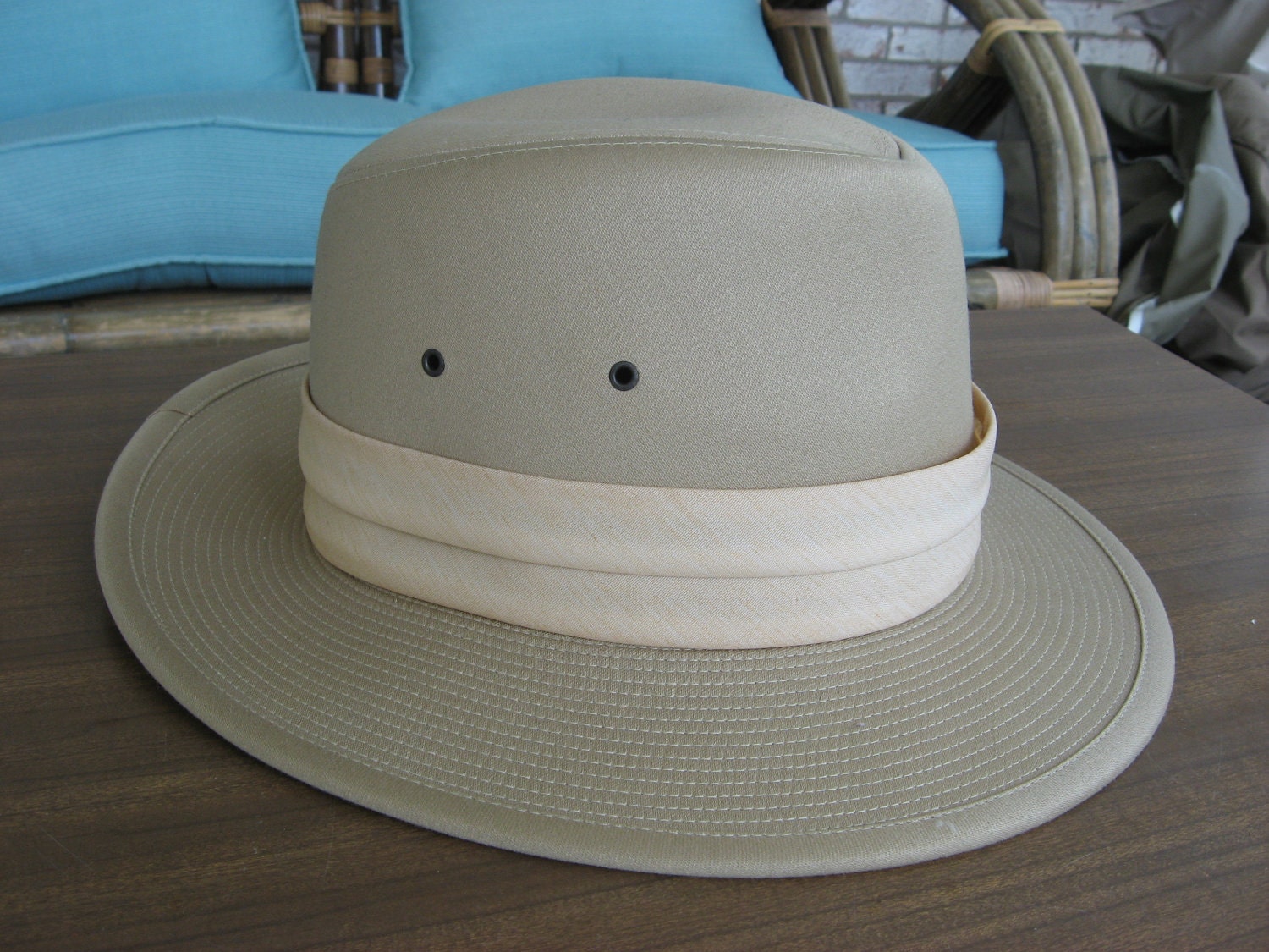Mens Banana Republic Rare Vintage Fedora Safari Hat eBay
