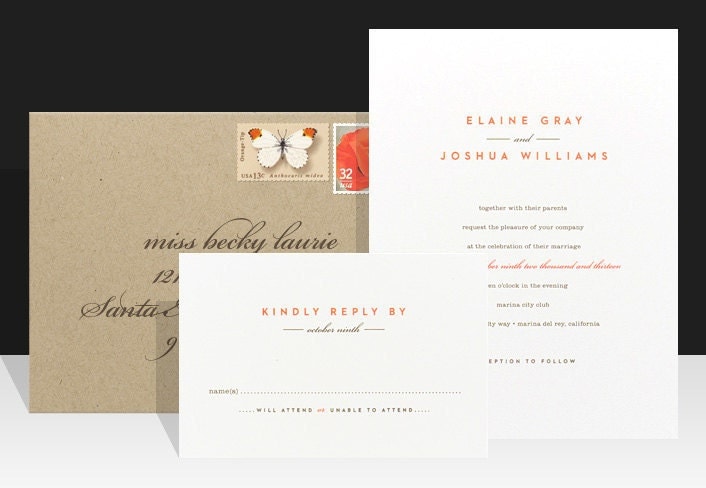 Rustic Wedding Invitation Rustic Chic Wedding Sample From Paperee