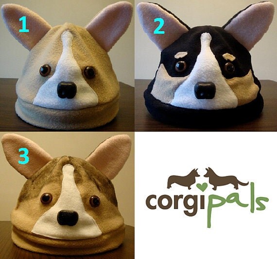 Fleece Welsh Corgi Hats - CorgiPals