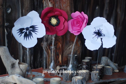 Cute Giant Paper Flowers for Weddings and Photography Props
