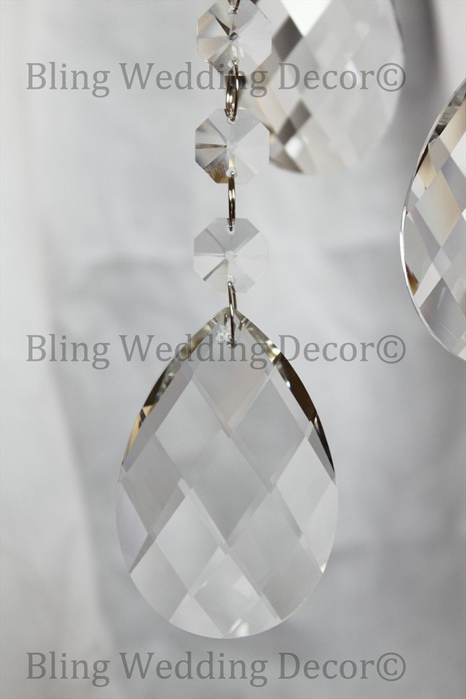 20 Hanging Chandelier Wedding Centerpiece Decorations Crystals LOT 5