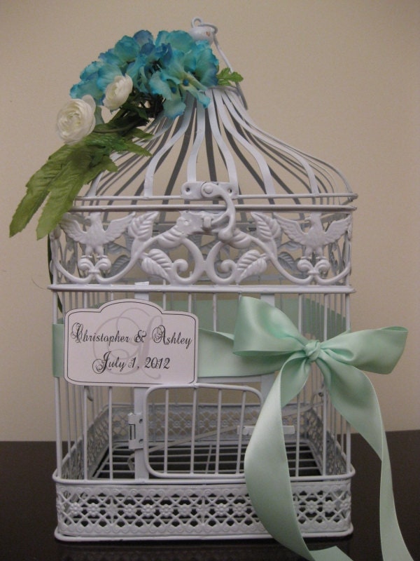 Bird Cage Wedding Card Holder Vintage Style Wedding Card Holder Birdcage 