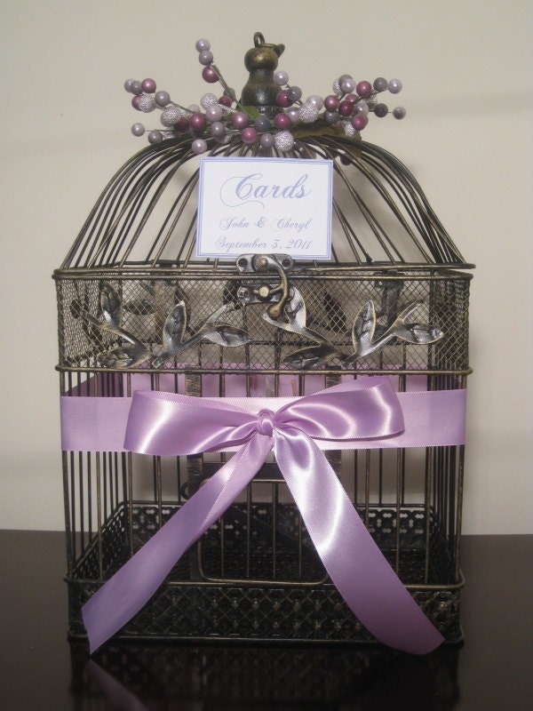 Vintage Style Wedding Card Holder Bird Cage Wedding Card Holder Birdcage