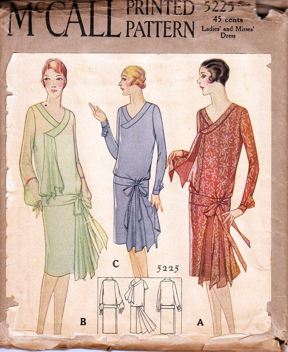 McCalls August 1925 Fashion History Magazine Images
