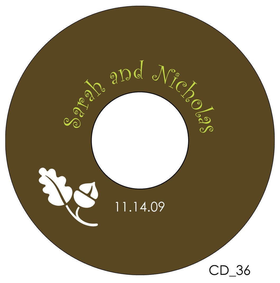 Wedding or Shower CD Label