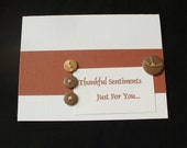 Thankful Sentiments - Thank You Note Card