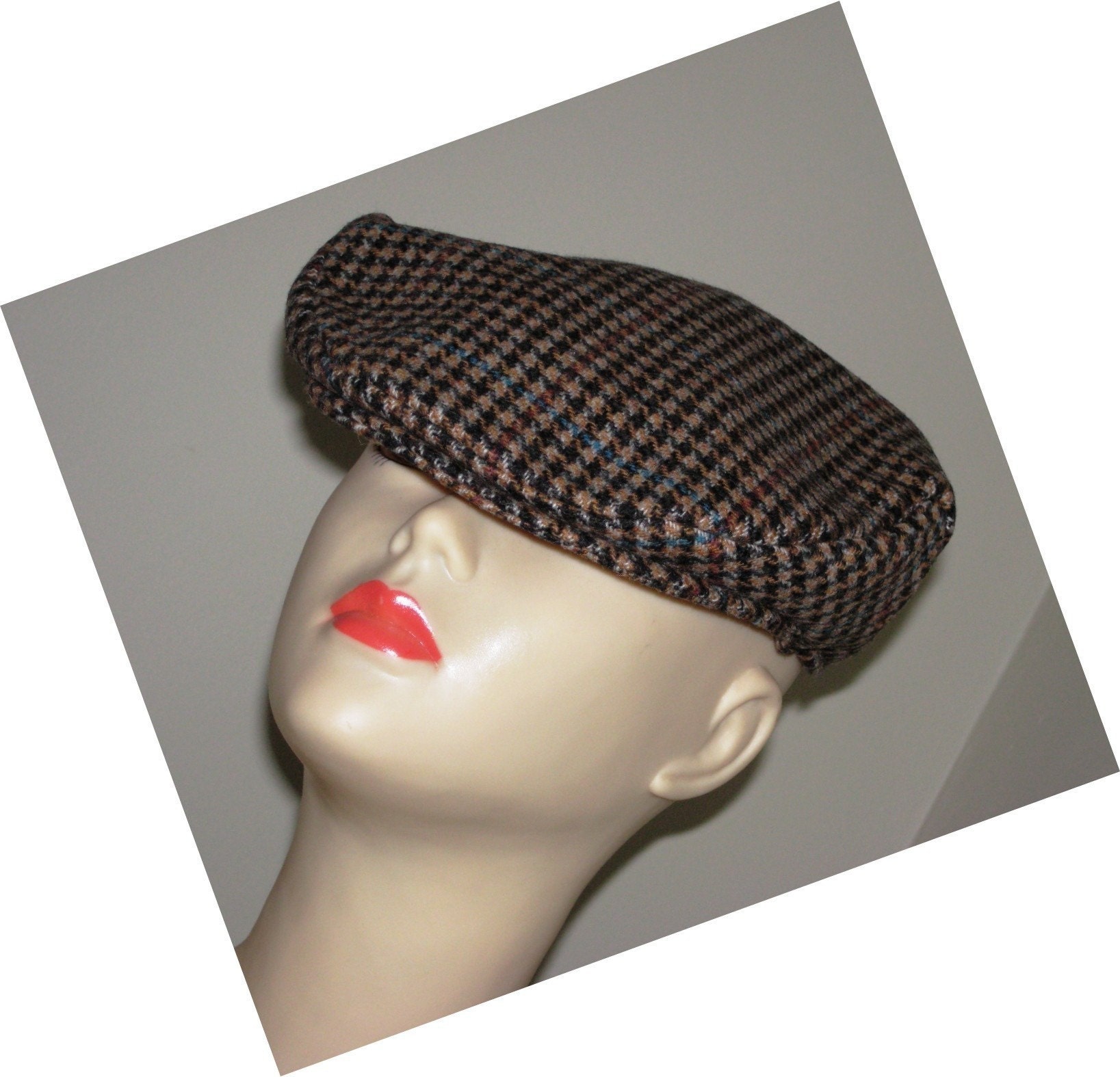 Ribbed Flat Hat - AllFreeKnitting.com - Free Knitting Patterns
