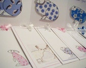 Year of Cards      Pack of 6 Blank Greetings Cards with Matching Gift Tags