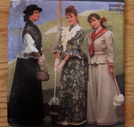 1885 Four-Gore Underskirt/ Bustle Skirt Pattern