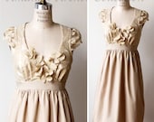 Enchantment Dress, Beige Lace, Made to Order