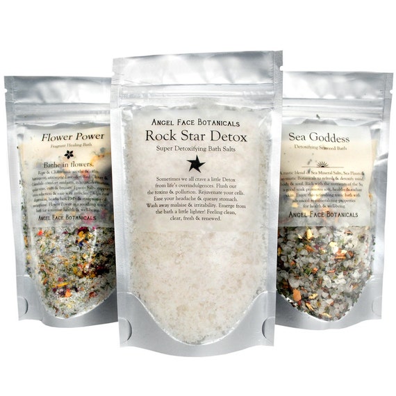 Sea Goddess -  Detoxifying Seaweed & Mineral Bath Salts - Organic Spa - Vegan Skin Care 5 oz