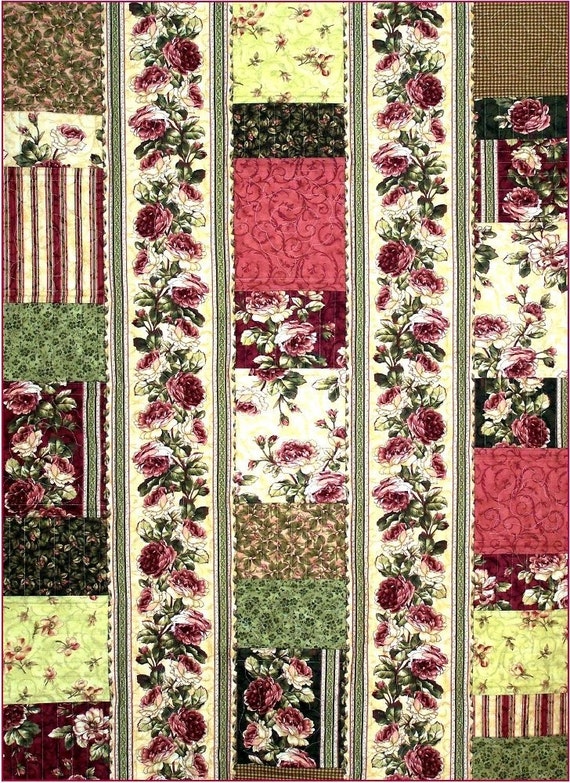 FREE QUILT PATTERN TUMBLE ROSES FLANNEL QUILTS