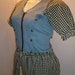 Darling Little Vintage Vest, Recreated, Renewed, and Reconstructed,   Size L