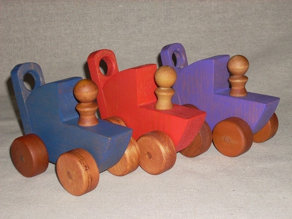 WOOD TOYStroller with Peg Person by acraftingheart on Etsy