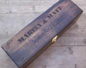Custom Wine Box, Memory Box, Time Capsule for Your Wedding Day, Anniversary or any other Special Occasion