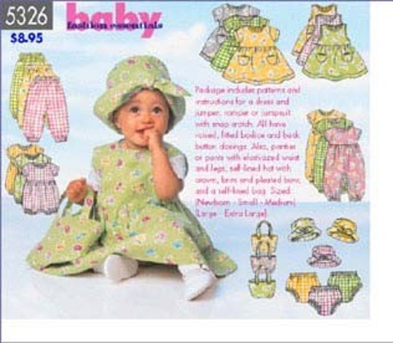 Baby girls dress, free knitting pattern. How to Knit