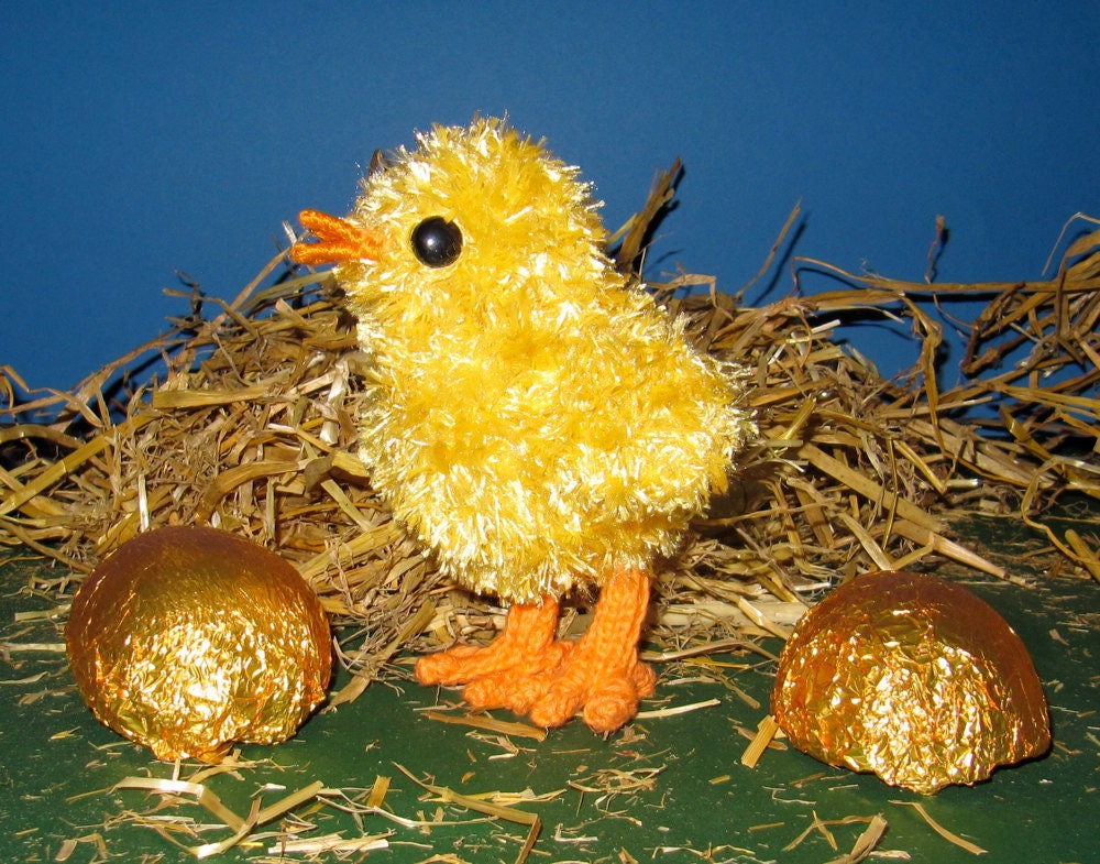 Fuzzy Easter Chicks + Mini Eggs - the purl bee