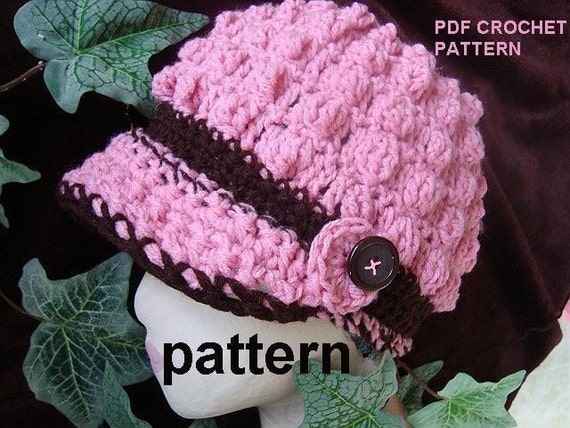 Ravelry: Bobble Hat Crochet Pattern pattern by Phyllis Serbes