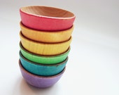 Color Sorting Rainbow Bowls - Montessori and Waldorf Inspired Matching and Sorting Materials