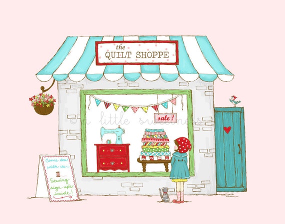 Window Shopping Embroidery PATTERN