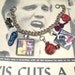 Elvis Is My Homeboy Recycled Vintage Charm Bracelet