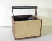 Vintage Wood Carry Tote Tool Caddy