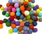 DIY Felt Ball Garland 100 count 20mm Felted balls by YUMMI