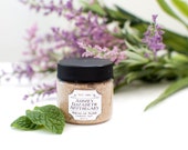 Lavender Mint Sugar Lip Scrub in a Jar - All Natural Lip Polish