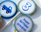 Truck Cupcake Toppers
