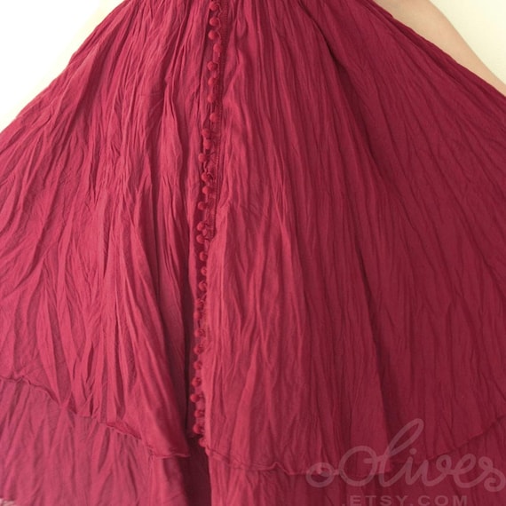 Sale 50 Off Strapless Ruffle Dress or Maxi Skirt in by oOlives