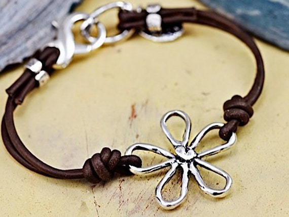 Flower Bracelet - Blossom Bracelet -Flower Jewelry -Blossom Jewelry Cowgirl Jewelry - Handmade Jewelry