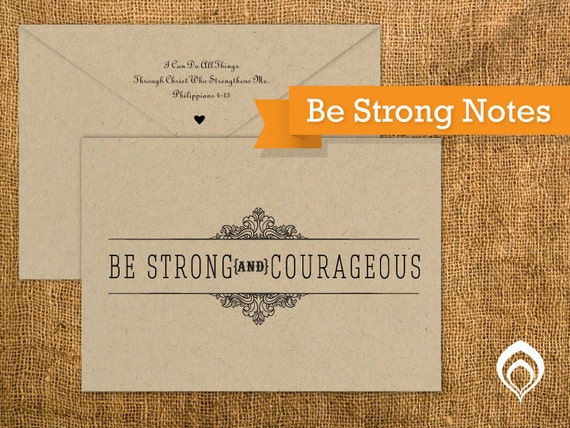 Be Strong Note Cards  (20 cards & Envelopes)