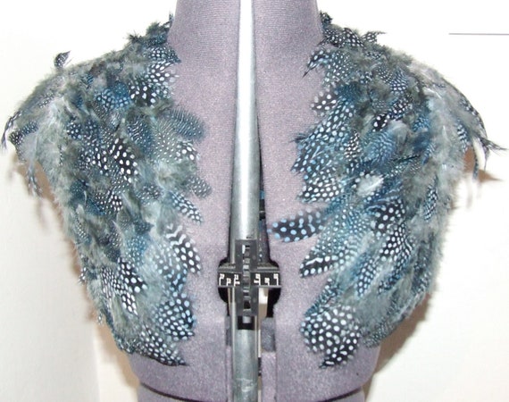 Handmade feather bolero  size 8to10 by RobertCharlesGray on Etsy