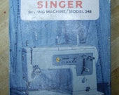 SALE -- Vintage Singer Accessories Box for Model 348