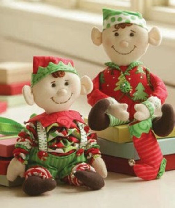 Santa &amp; Elves - Christmas Elves Woodcraft Pattern