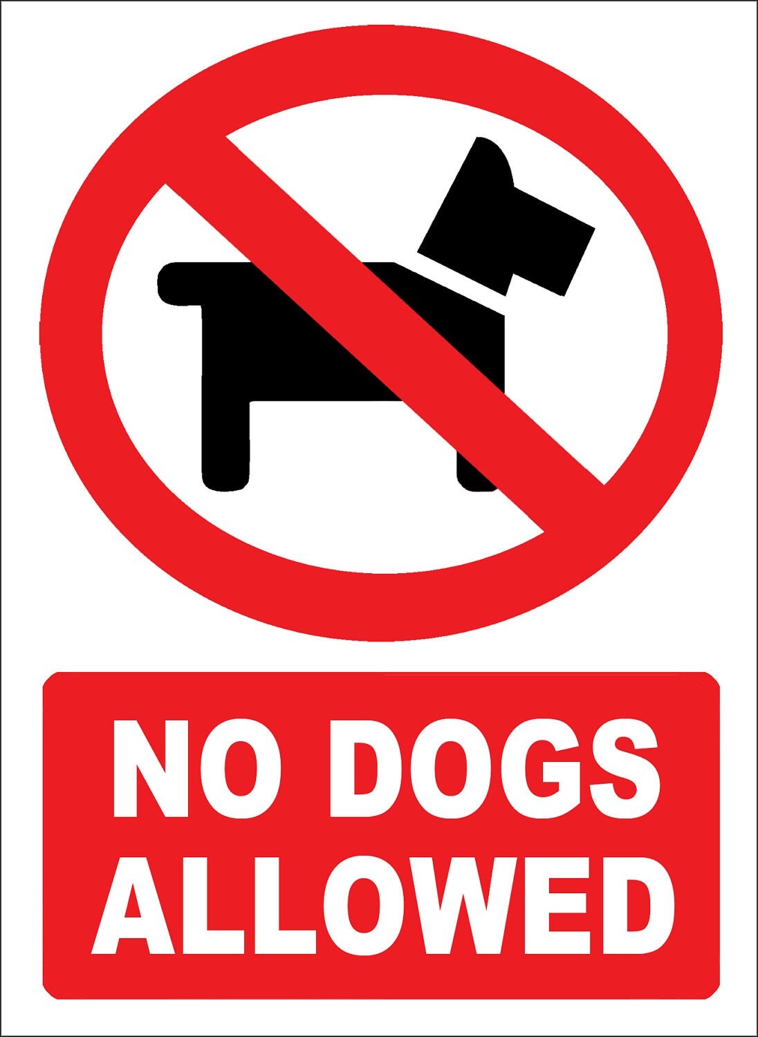 free clipart no dogs allowed - photo #6