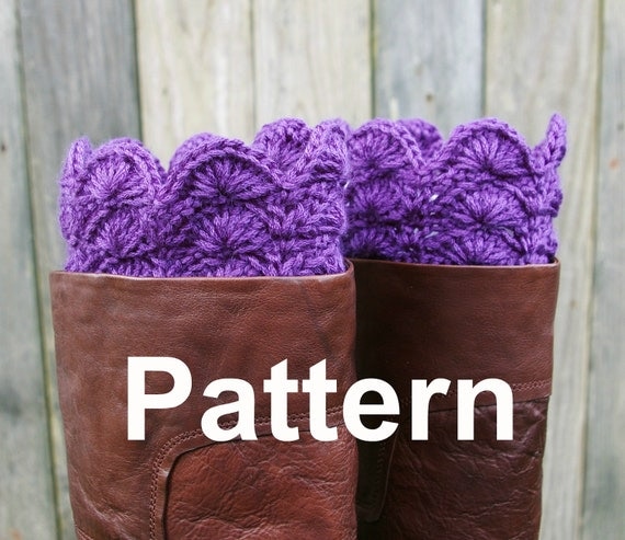 Crochet Pattern PDF Boot Toppers Boot Cuffs