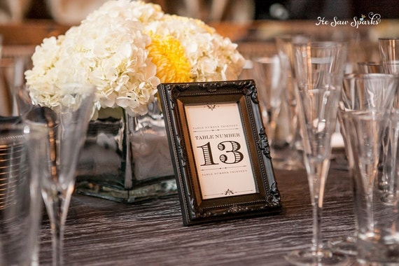 Table Numbers - DIY - Printable - Devotion