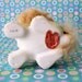 Ultra Kitschy Cute Mid Century Kitsch California Creations by Bradley Japan Tiger with Blue Flower Hat and Real Fur stamped 1959