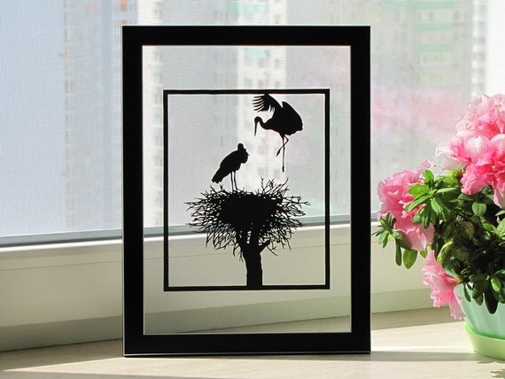 Home Nest Handmade Original Papercut by DreamPapercut