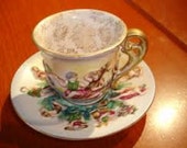 Items similar to Teacup Chandelier made from vintage china on Etsy