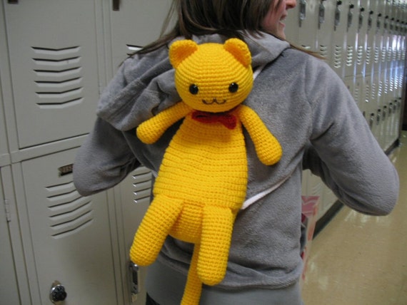 Mini Kitty Backpack Crochet Pattern