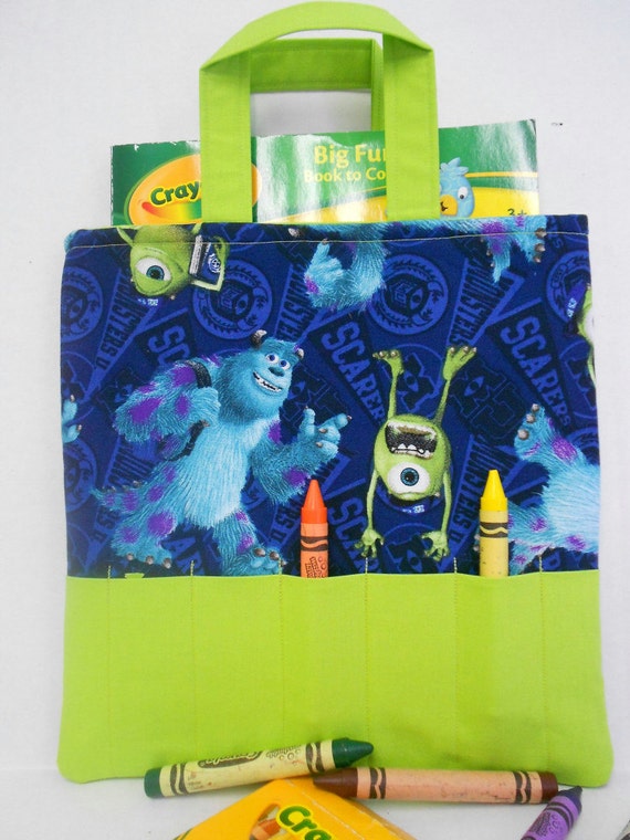 Monsters Inc Crayon Tote